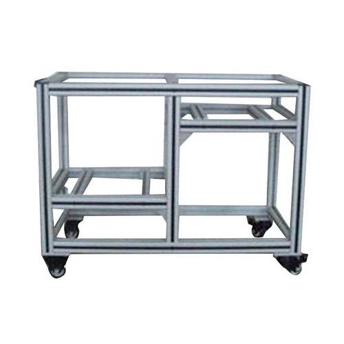 热销厂家铝合金非标铝型材工作台框架 直发组合架 设备架机架铝型 - 图2