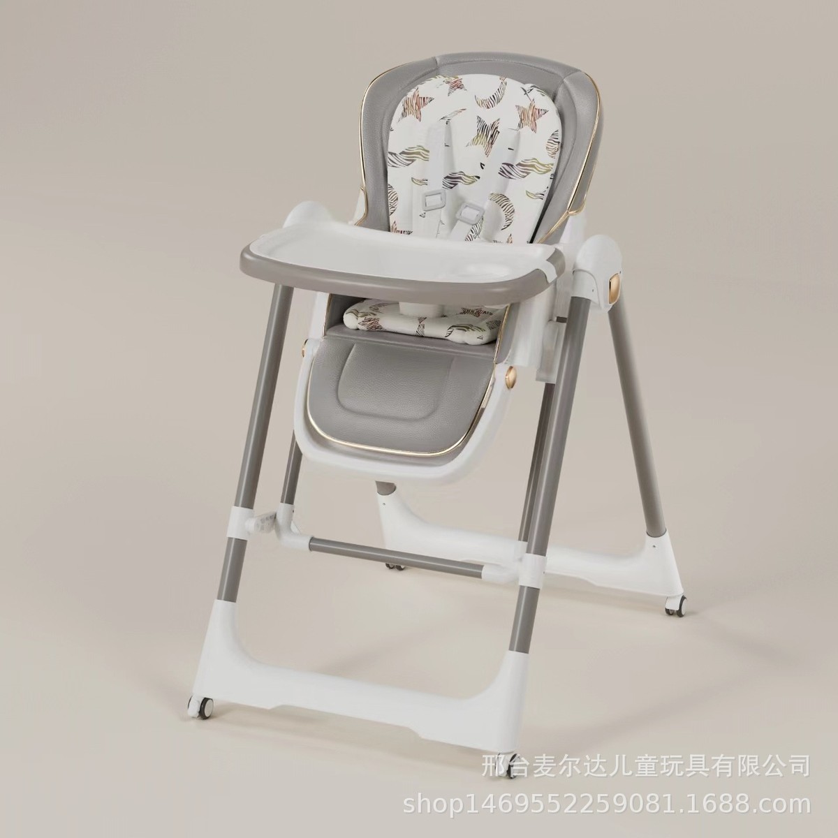 宝宝餐椅可折叠多功能儿童便携宝宝吃饭座椅子家用婴儿学坐餐桌椅 - 图3