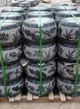 热销柱顶石底座石墩厂家石雕柱墩石青石柱门口柱脚摆件用仿古柱子