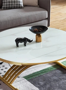 热销简约现代金属果盘摆件样板房客厅茶几新中式托盘色黑金桌面装