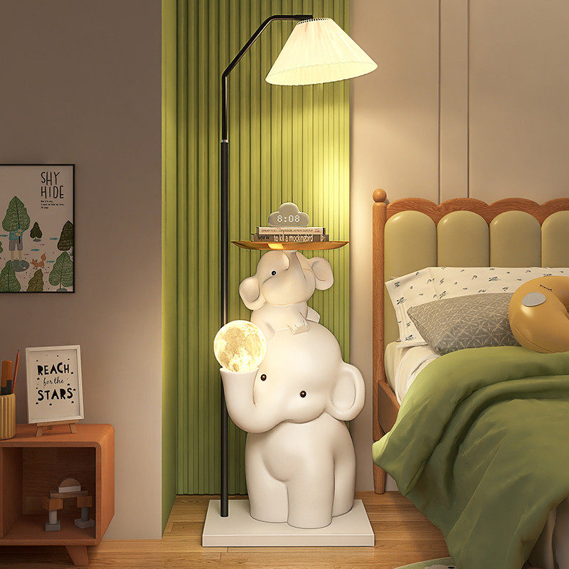 大象客厅大型落地摆件电视柜沙发旁边床头卡通落地灯乔迁新居礼品,淘宝优惠券,粉丝福利购,淘宝优惠卷