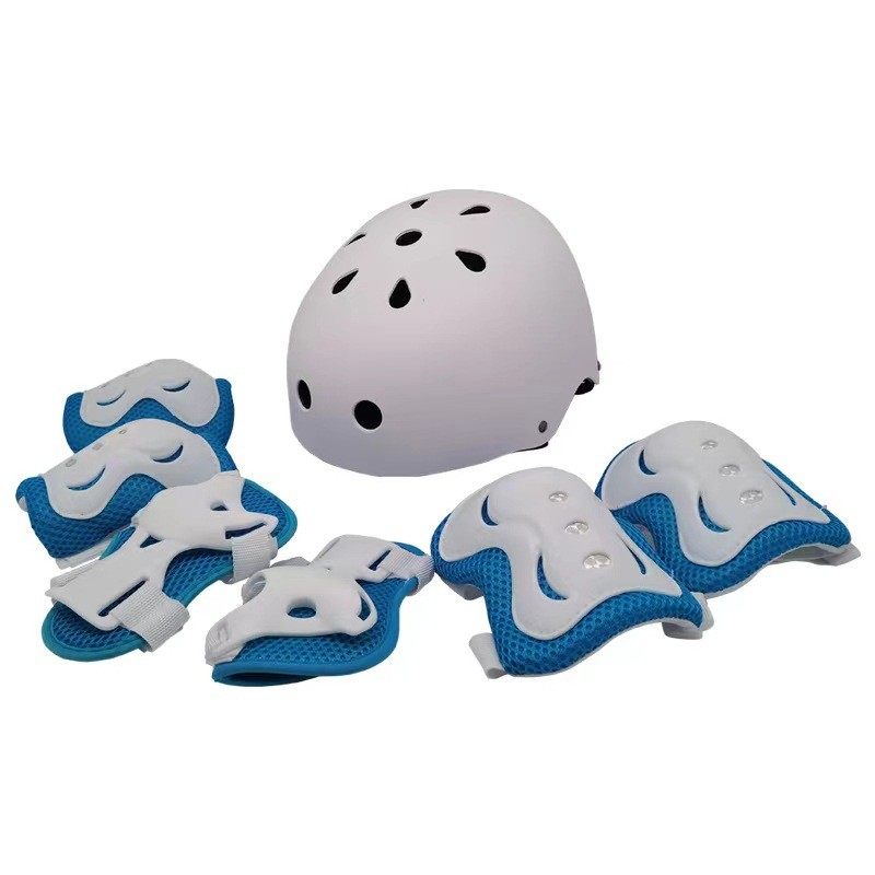 儿童轮滑护具梅花头盔安全帽护膝护手骑行平衡车滑板溜冰专业防护,淘宝优惠券,粉丝福利购,淘宝优惠卷