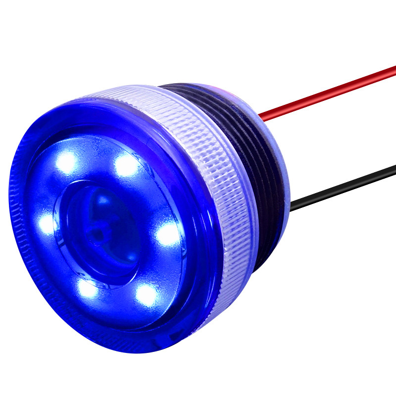 防水蜂鸣报警器m22mm 红黄24V 防水IP68防爆 断续声安全报警器12v - 图3