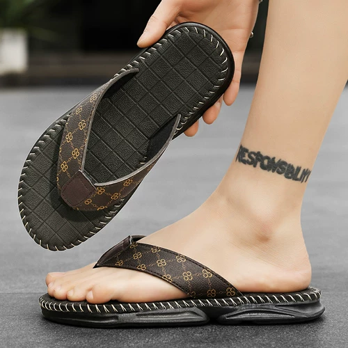 Летние пляжные сланцы, комфортные трендовые тапочки на платформе, обувь