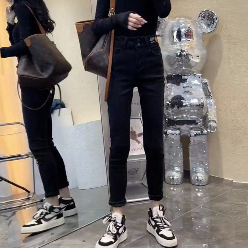 2025新款胖mm大码弹力显瘦小脚女春梨型身材女,淘宝优惠券,粉丝福利购,淘宝优惠卷