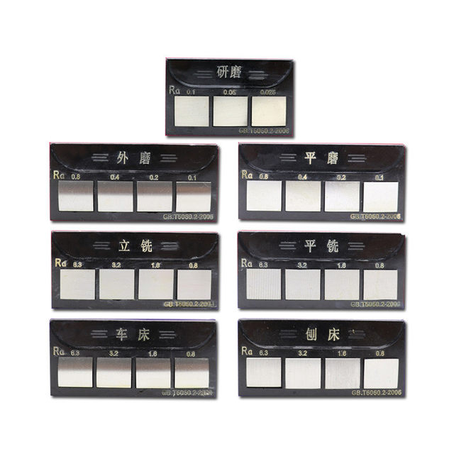 Roughness comparison sample blocks Floor comparison sample surface roughness comparison blocks External grinding and smoothing