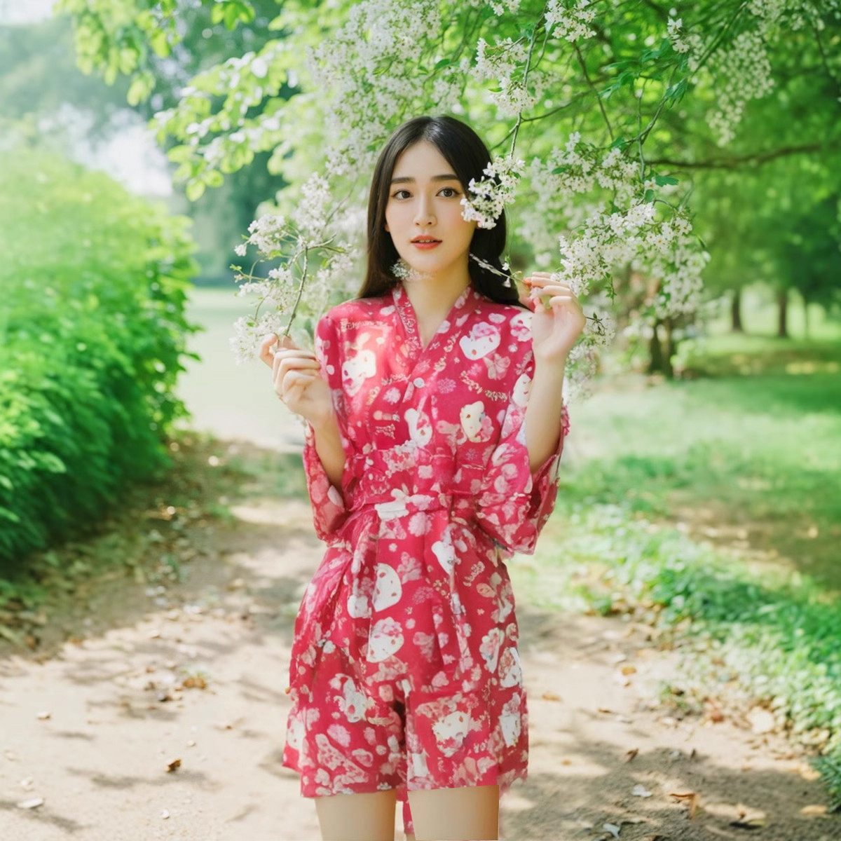 25纯棉汗蒸服女款可爱和服睡衣日式开衫洗浴浴服A按摩桑拿服男,淘宝优惠券,粉丝福利购,淘宝优惠卷