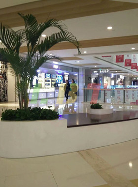 热销依塔斯美陈玻璃钢树池座椅长休闲坐凳商场广场景观坐凳花坛休