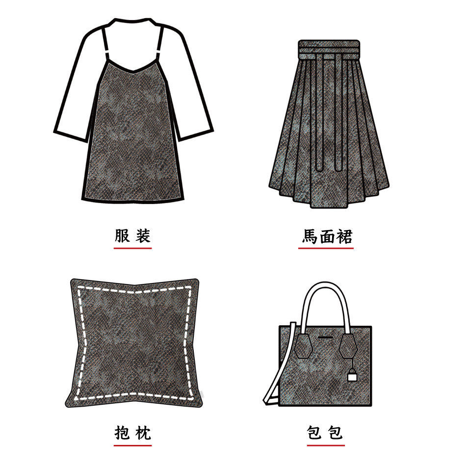 鱼鳞纹时尚西装色织提花布料褶皱复古肌理箱包连衣裙旗袍服装面料 - 图3