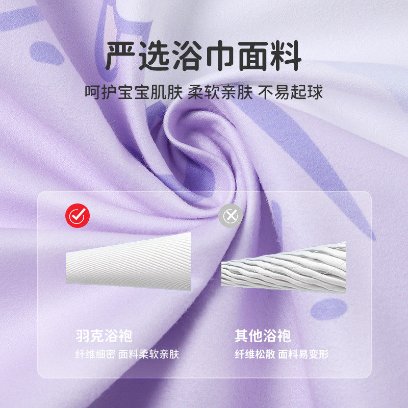 儿童浴巾斗篷开襟可穿式浴袍游泳沙滩专用宝宝吸水速干便携浴巾,淘宝优惠券,粉丝福利购,淘宝优惠卷