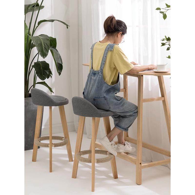 实木高脚凳吧台凳商用酒吧奶茶店吧凳高脚凳子厨房用吧台椅椅子,淘宝优惠券,粉丝福利购,淘宝优惠卷