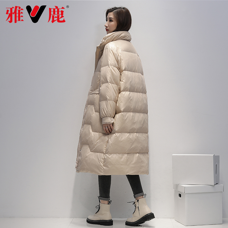 雅鹿羽绒服女 年新款立领休闲中长款过膝宽松反季特卖 2020 雅鹿羽绒服女 年新款立领休闲中长款过膝宽松反季特卖 2020