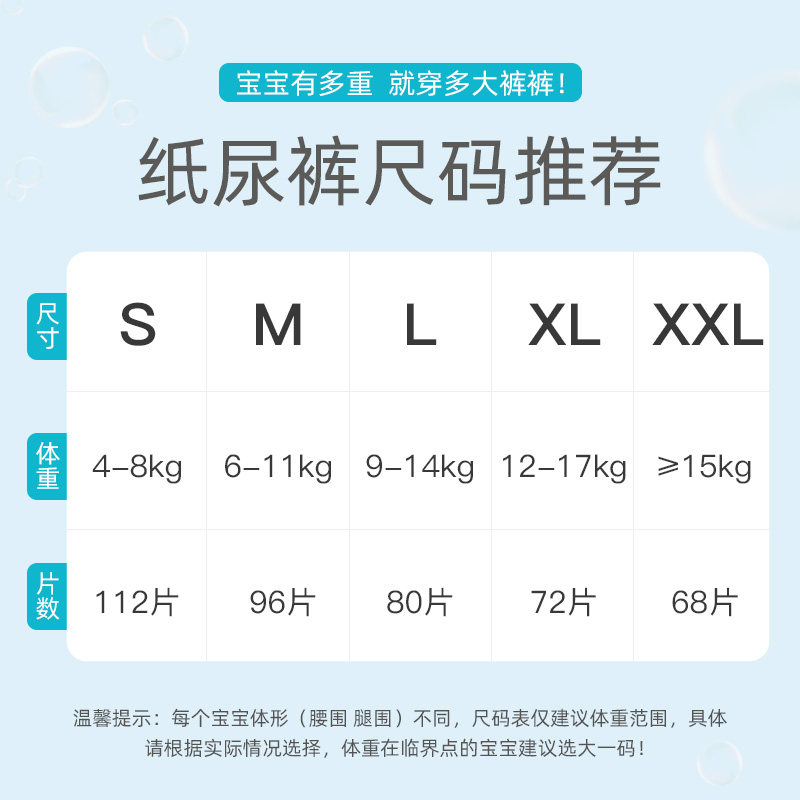 雅酷纸尿裤L婴儿超薄透气干爽新生宝宝尿不湿smxlxxl非拉拉尿片夏
