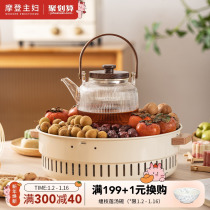 Morden Housewives Enclosure Oven Cooking Tea Apparatus Full Range Home Baking Fire Barbecue Grill Tea Suit Outdoor Cooking Tea