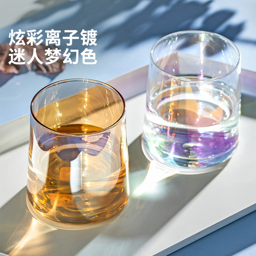 摩登主妇高级感玻璃杯家用ins啤酒杯女酒杯水杯高颜值威士忌杯子 - 图3