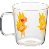 Стеклянная вместительная и большая оригинальная милая высококачественная чайная чашка