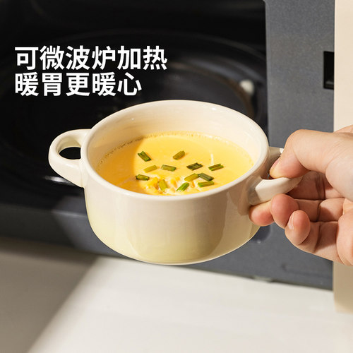摩登主妇MONAZONE蒸蛋碗蒸鸡蛋羹专用碗带盖家用蒸碗瓦罐陶瓷炖盅 - 图2