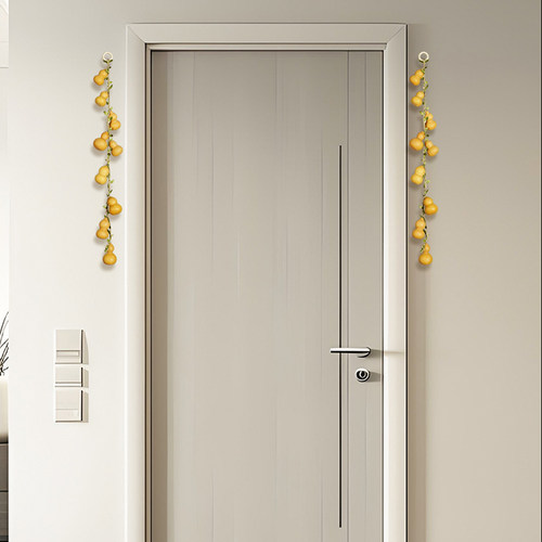 天然葫芦挂件真葫芦串门对门家居挂饰藤编挂绳客厅入户门装饰工艺 - 图3