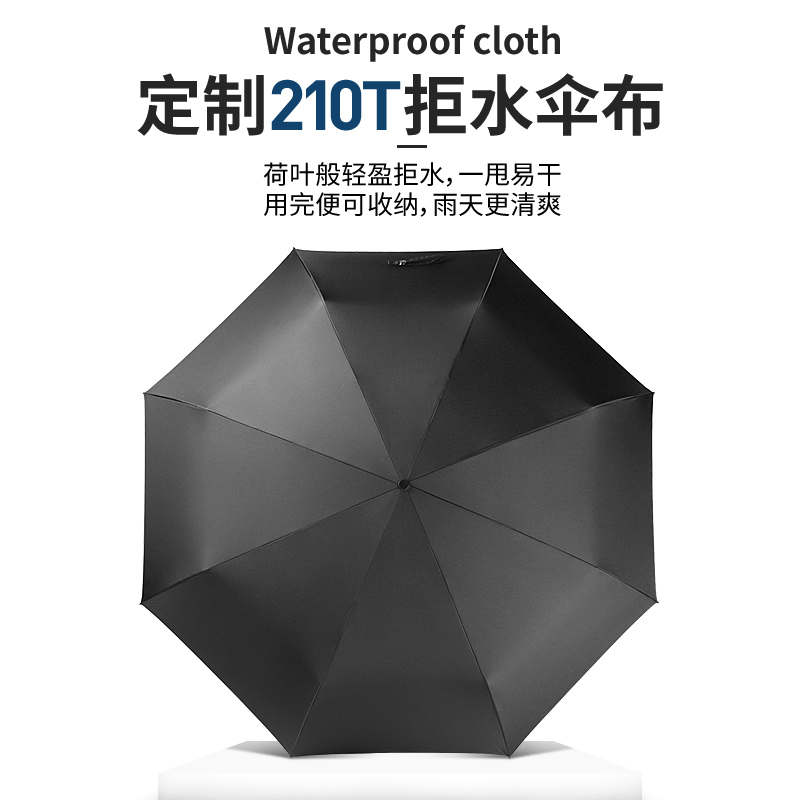 雨伞折叠三折伞男女士全自动商务双人三人大号防风加固广告定制伞