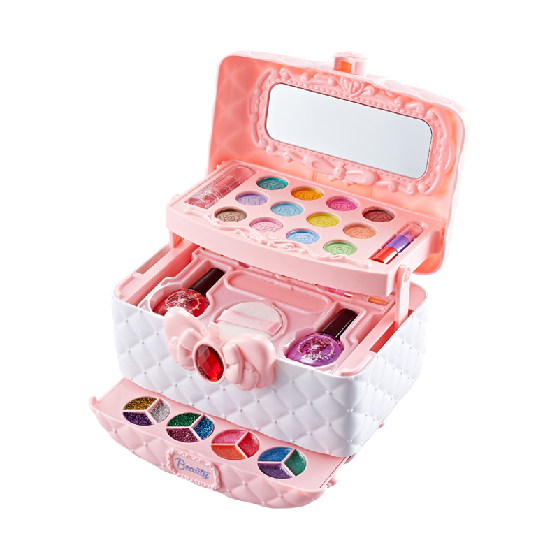 儿童化妆品套装无毒彩妆盒5彩妆箱 yisbro益之宝儿童化妆玩具