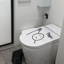 Creative Toilet Toilet toilet applid cute toilet Toilet Bowl decorated with Painted Cartoon Brief Modern Waterproof Stickers