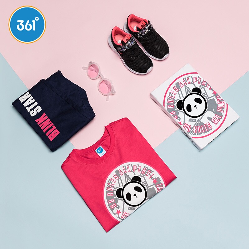 361度 女童针织运动卫衣+休闲裤套装 天猫优惠券折后￥89包邮（￥139-50）130-150cm码3色可选