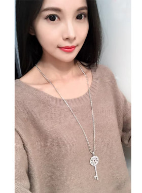 年末福利款！春夏长款项链毛衣链钥匙太阳花钥匙百搭简约气质