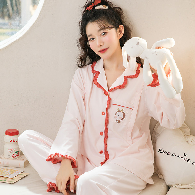 家时光月子服纯棉全棉吸汗春秋产后孕妇哺乳睡衣3月份4产妇家居服,淘宝优惠券,粉丝福利购,淘宝优惠卷