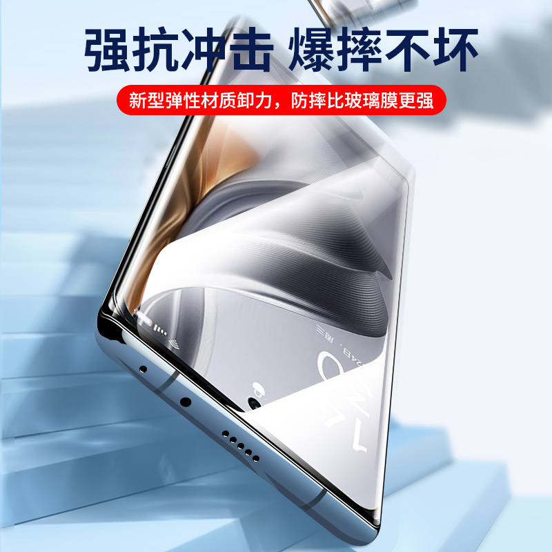 适用opporeno10水凝膜手机膜reno10pro新款钢化膜pro+全屏覆盖前后全包一体蝴蝶曲面软膜抗蓝光护眼保护贴膜 - 图1