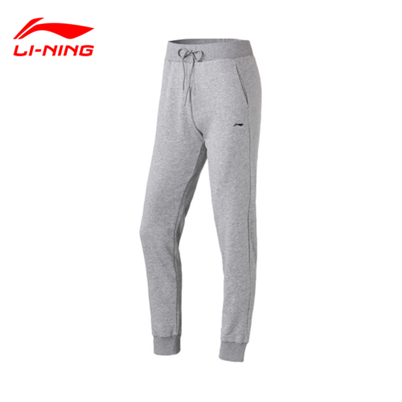 Li Ning Wei Pants Women's Spring and Autumn New Sports and Casual Pants Small Feet Closed Knitted Sports Pants AKLM364