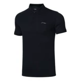 Li Ning, летняя дышащая спортивная футболка polo для спортзала для тренировок для отдыха, короткий рукав, для бега