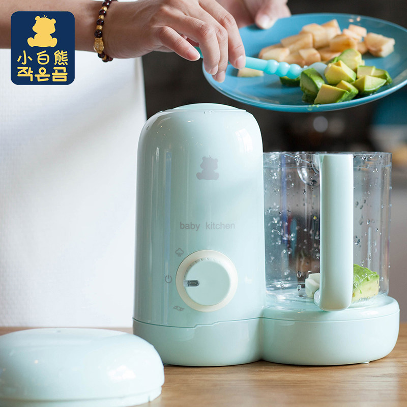 小白熊宝宝辅食机婴儿多功能研磨器 爱俪母婴食物研磨器