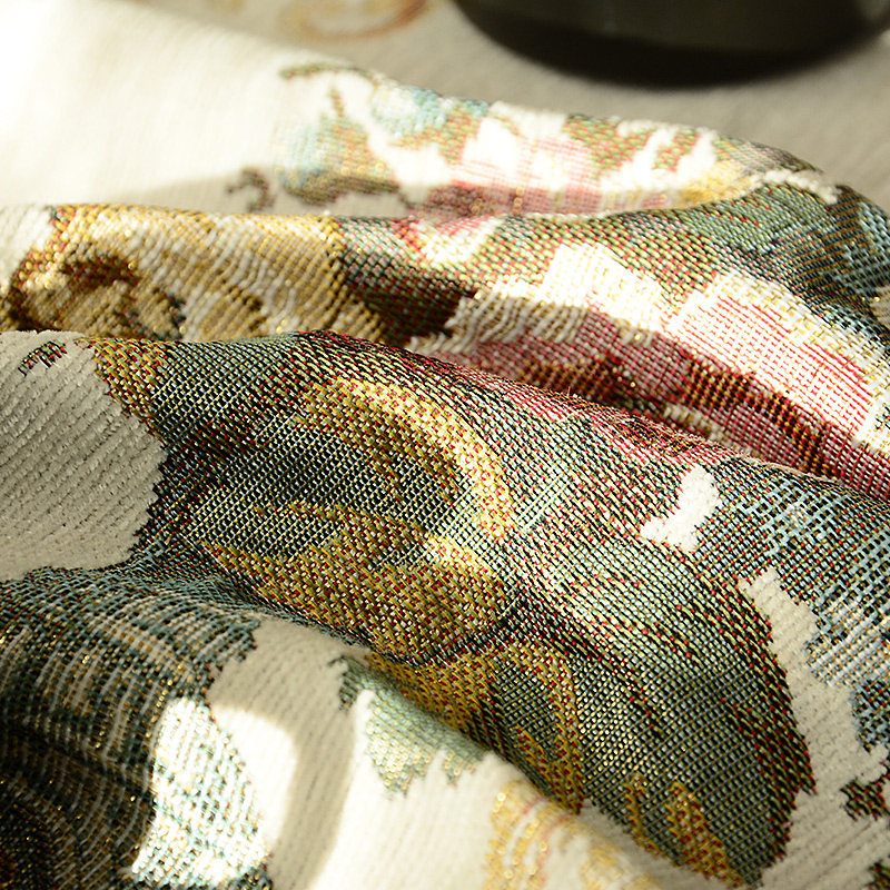 欧式大圆桌桌布圆形家用美式茶几布高端餐桌布布艺台布轻奢高级感,淘宝优惠券,粉丝福利购,淘宝优惠卷