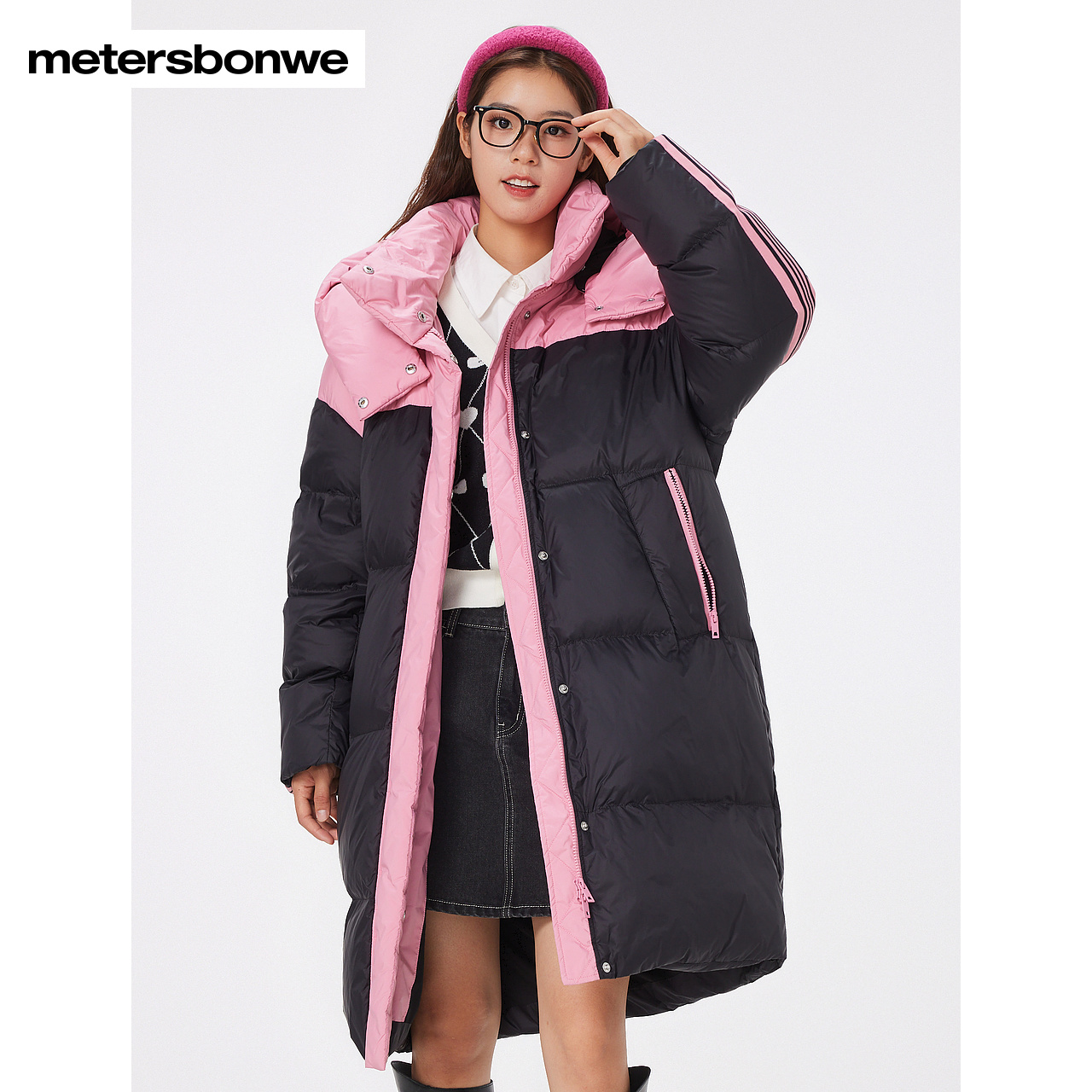  metersbonwe霓尚羽绒服