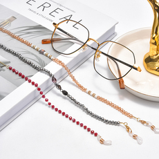 Очки цепи 眼镜链女挂脖简约复古洛丽塔墨镜太阳眼镜防滑链条挂绳链子男