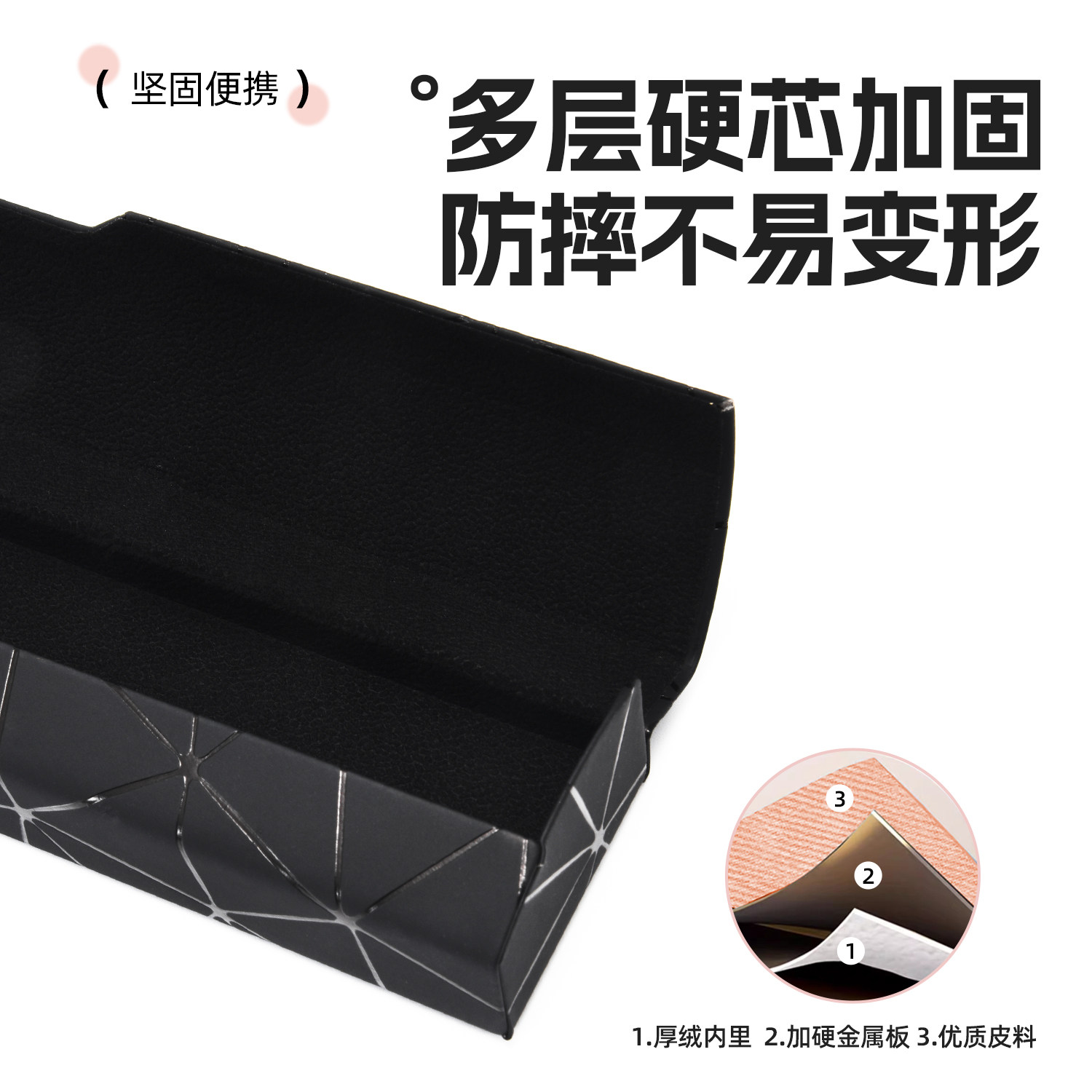 磁吸眼镜盒便携式新款防压高颜值儿童学生墨镜眼睛收纳盒子,淘宝优惠券,粉丝福利购,淘宝优惠卷