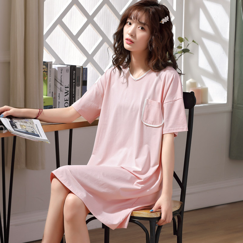 2020新款莫代尔公主夏季休闲睡裙 相依依睡裙