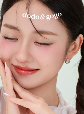 DODOGOGO高级感爱心耳钉方圆脸