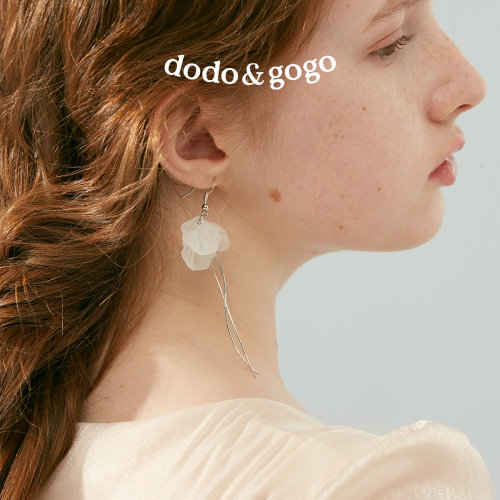DODOGOGO花朵耳环2026新款爆款流苏耳坠气质耳饰女适合夏天的耳夹 - 图0