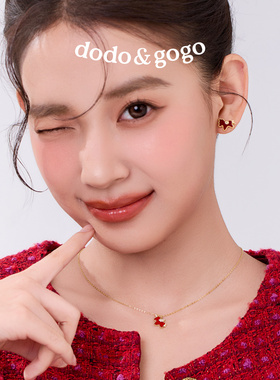 DODOGOGO红色小马本命年毛衣链