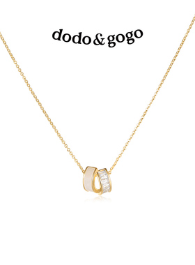 DODOGOGO小众轻奢锁骨链贝壳项链