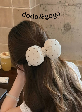 DODOGOGO甜美充棉蝴蝶结香蕉夹