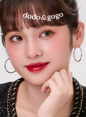 DODOGOGO简约素圈女士耳环