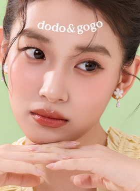 DODOGOGO花朵耳环小众高级感