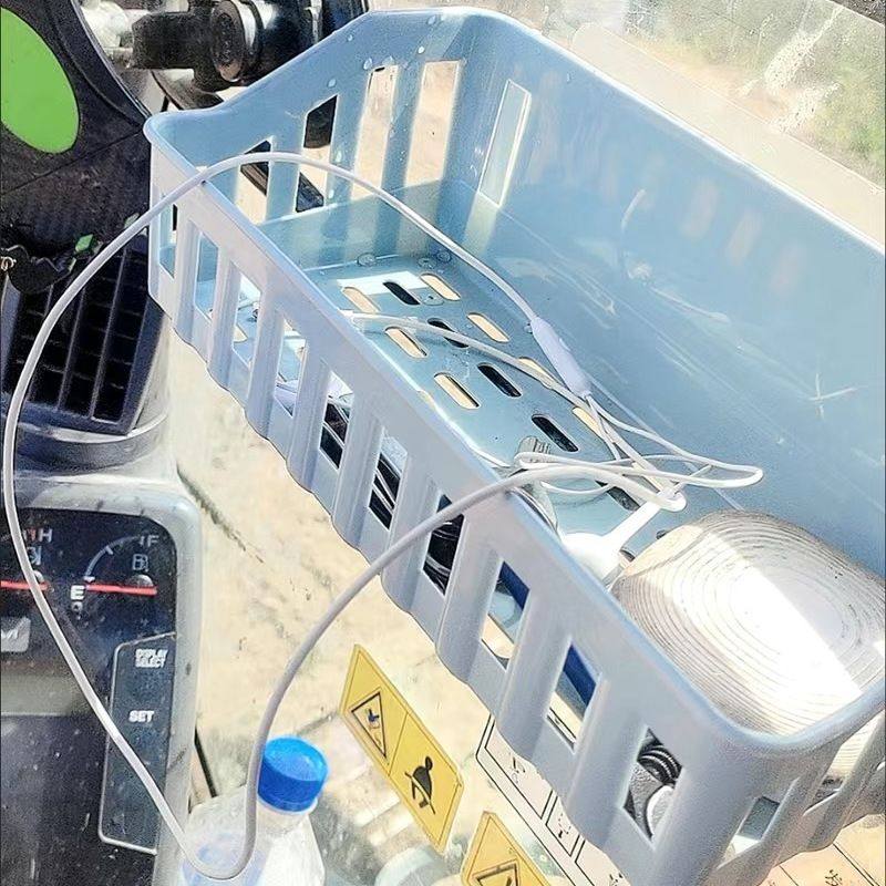 装载机收纳筐挖机储物盒铲车叉车置物篮钩机推车挂篮货车驾驶室盒,淘宝优惠券,粉丝福利购,淘宝优惠卷