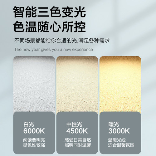 360度摇头风扇灯家用卧室客厅餐厅2025新款隐形书房吸顶吊扇灯具 - 图0
