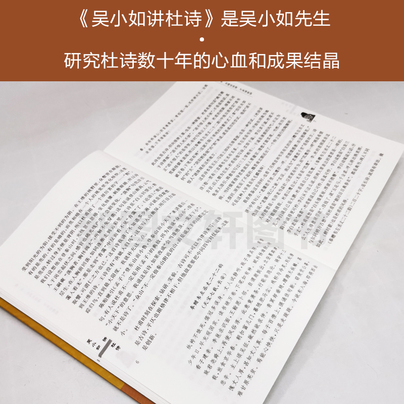 吴小如讲杜诗文化书籍文化评述名师讲义名家讲堂畅销书籍唐诗宋词元曲北大国学课李白杜甫诗词评点9787552800173 - 图2