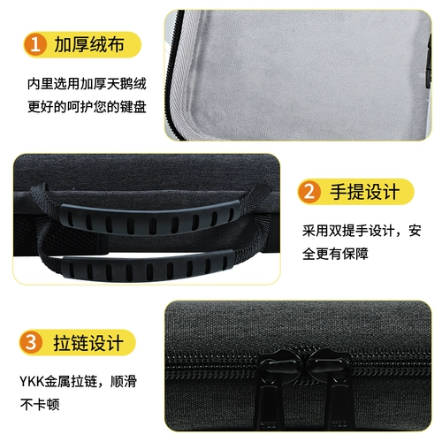 Применимо к Aula Wolf Spider F87 F87Pro пакет хранения клавиатуры F99 F95 Беспроводная игра для клавиатуры F98 Pro Hard Shell Box 98 87 с клавиатурой хранения