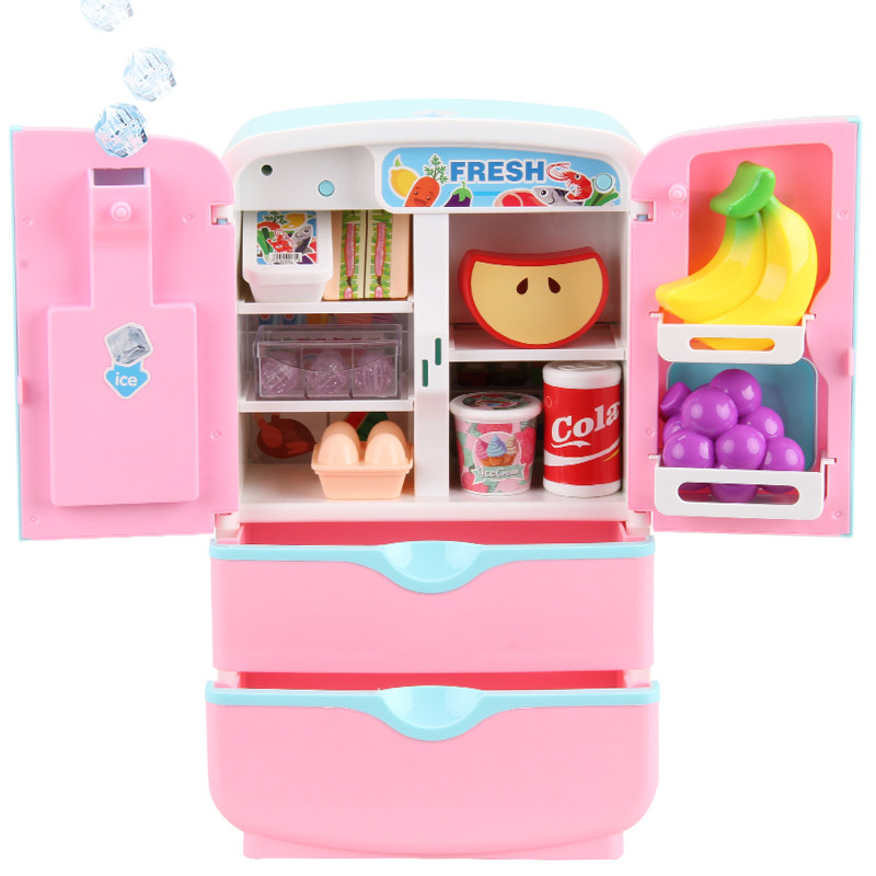 五星儿童魔法冰箱售货架套装玩具 五星玩具玩具过家家玩具