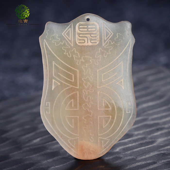 天然羊角牛角雕刻三界牌龙牌吊坠挂坠佛牌金刚星月菩提子配饰配件_虎窝淘